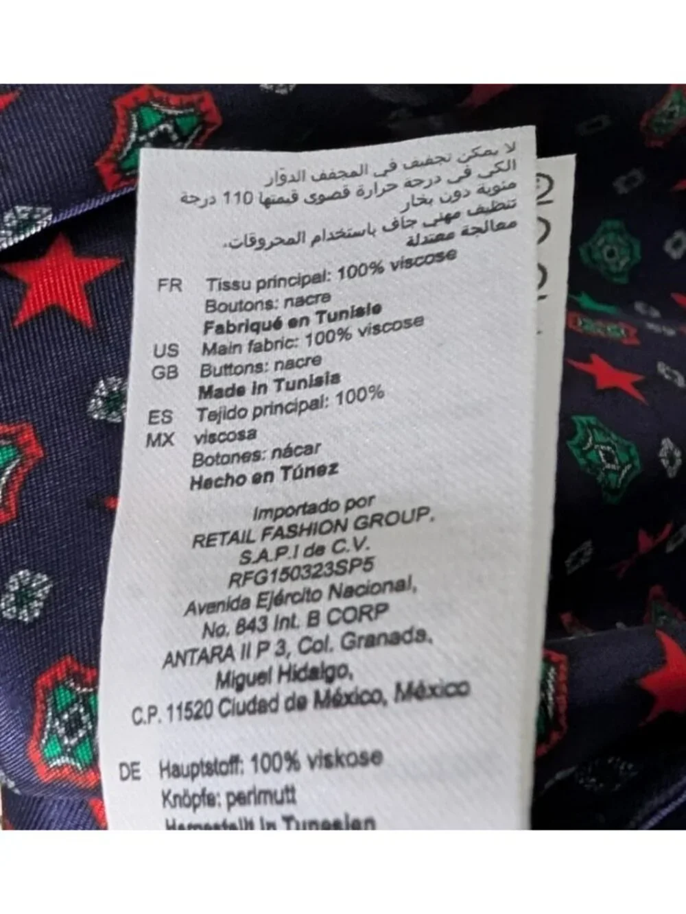 Sandro Paris | Scarf Print Midi Dress In Navy - Picture 14 of 16